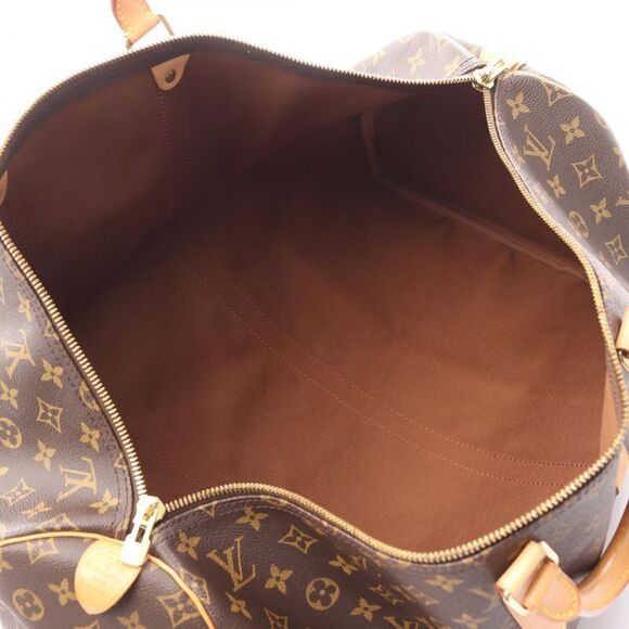 Louis Vuitton Boston Bag Keepall 55 M41424 PVC Coated Canvas Leather Keepall 55 - Picture 3 of 12